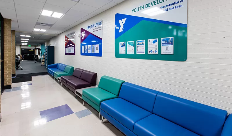 Davis-Scott Family YMCA waiting area