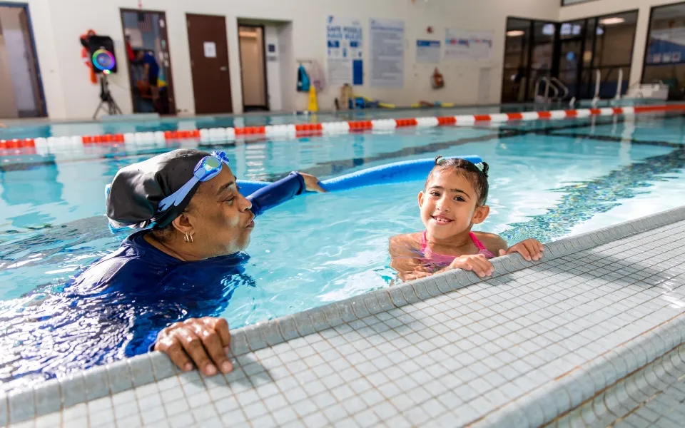 School age swim lessons at Davis-Scott Family YMCA